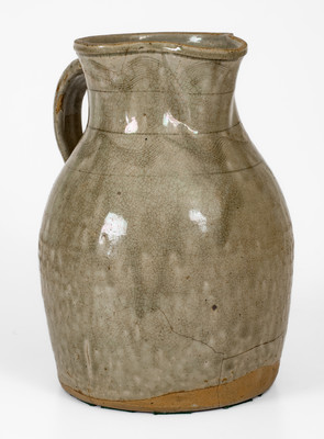Alabama Stoneware Pitcher w/ Incised Decoration, third quarter 19th century