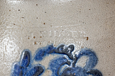 Extremely Rare J. MILLER / WHEELING, VA 1833 Stoneware Jar