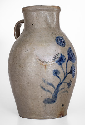 Extremely Rare J. MILLER / WHEELING, VA Two-Gallon Stoneware Pitcher