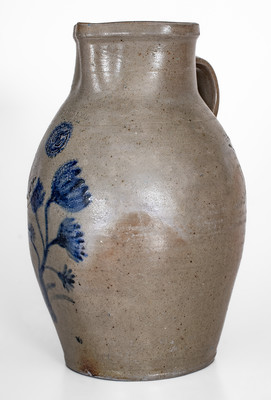 Extremely Rare J. MILLER / WHEELING, VA Two-Gallon Stoneware Pitcher