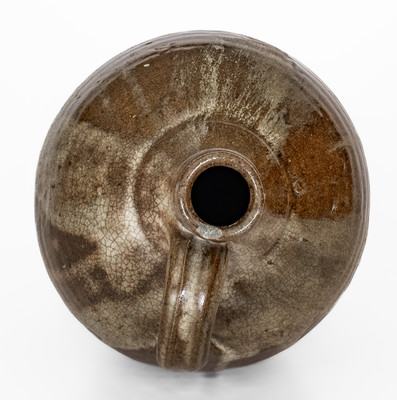 Fine Lincoln County, North Carolina Alkaline-Glazed Stoneware Jug, mid 19th century