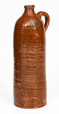 Unusual Greene County, Tennessee Redware Jug, c1840-80