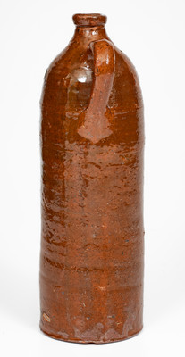Unusual Greene County, Tennessee Redware Jug, c1840-80
