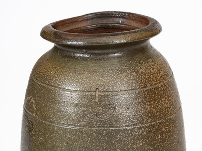 Very Rare Grindstaff Pottery KNOXVILLE, TENN. Salt-Glazed Stoneware Jar