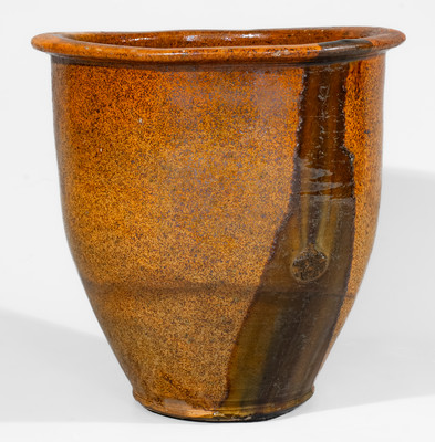 Rare Tennessee Redware Jar, possibly Carter County, c1820-60