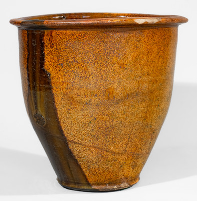 Rare Tennessee Redware Jar, possibly Carter County, c1820-60