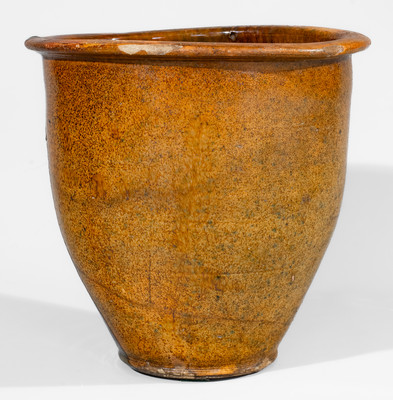 Rare Tennessee Redware Jar, possibly Carter County, c1820-60