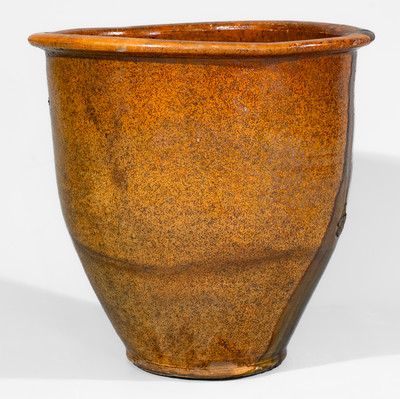 Rare Tennessee Redware Jar, possibly Carter County, c1820-60
