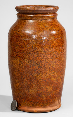 Glazed Redware Jar, probably Eastern Tennessee