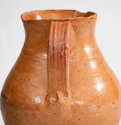 Tennessee Redware Spoutless Pitcher, c1840-80