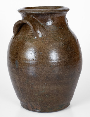 Alkaline-Glazed Stoneware Jar, probably Tennessee, c1850-80