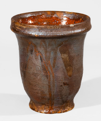Glazed Redware Jar, probably Greene County, Tennessee, c1830-70