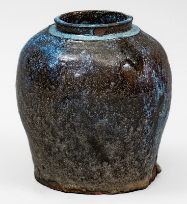 Alkaline-Glazed Stoneware Jar, North Carolina or South Carolina