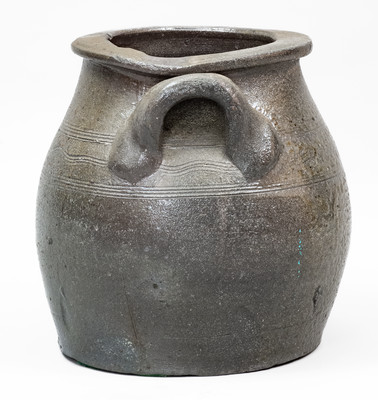 Attrib. Benjamin Anderson Pottery, Hawkins County, TN Salt-Glazed Stoneware Jar