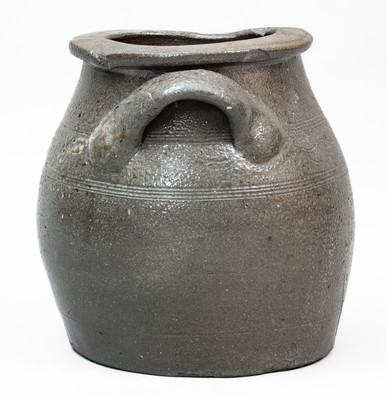 Attrib. Benjamin Anderson Pottery, Hawkins County, TN Salt-Glazed Stoneware Jar