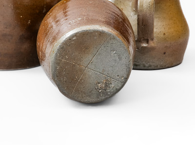 Three Pieces of Middle Tennessee Salt-Glazed Stoneware