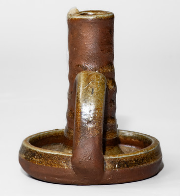 Middle Tennessee Salt-Glazed Stoneware Candlestick