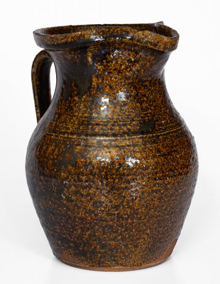 Attrib. Edward Stone, Buncombe County, North Carolina Stoneware Pitcher