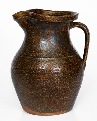 Attrib. Edward Stone, Buncombe County, North Carolina Stoneware Pitcher