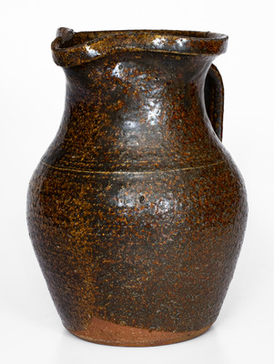 Attrib. Edward Stone, Buncombe County, North Carolina Stoneware Pitcher