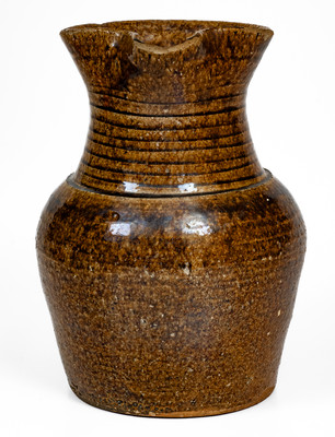 Alkaline-Glazed Stoneware Pitcher, attrib. Stone or Penland Family, Buncombe County, NC