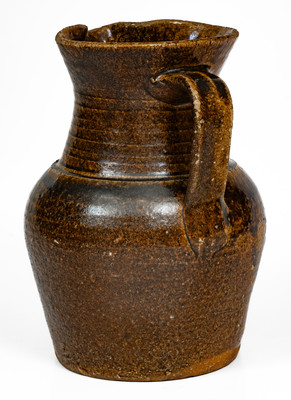 Alkaline-Glazed Stoneware Pitcher, attrib. Stone or Penland Family, Buncombe County, NC