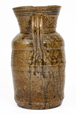 Alkaline-Glazed Stoneware Pitcher, Georgia or Alabama, circa 1850-80