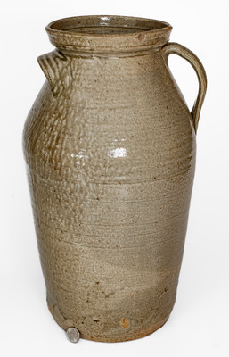 Five-Gallon Alkaline-Glazed Alabama Stoneware Churn