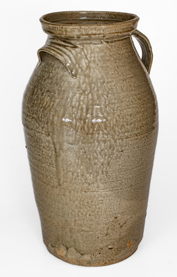 Five-Gallon Alkaline-Glazed Alabama Stoneware Churn