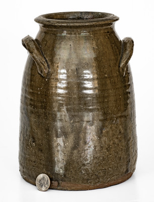 Upstate South Carolina Stoneware Jar, late 19th century