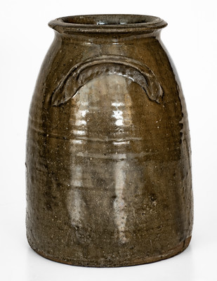 Upstate South Carolina Stoneware Jar, late 19th century