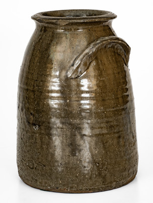 Upstate South Carolina Stoneware Jar, late 19th century