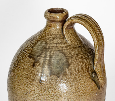 Salt-Glazed Stoneware Jug w/ Dramatic Glaze Runs, probably John Anderson Craven, Randolph County, NC