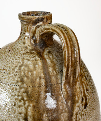 Important and Possibly Unique A. J. CRAVEN (Andrew Jackson Craven, Randolph Co, NC) Stoneware Jug