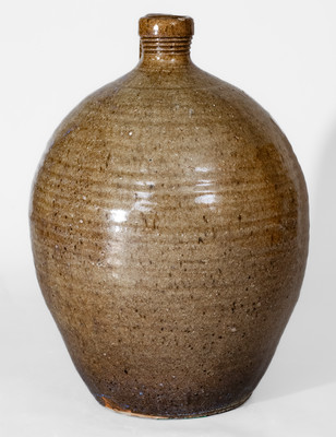 Lincoln County, North Carolina Alkaline-Glazed Stoneware Jug
