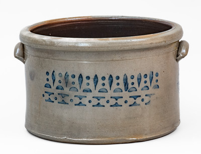 Rare SOUTHERN / STONEWARE / POTTERY (Donaghho, Parkersburg, WV) Cake Crock