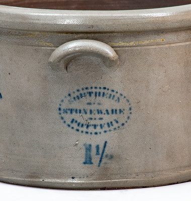 Rare SOUTHERN / STONEWARE / POTTERY (Donaghho, Parkersburg, WV) Cake Crock