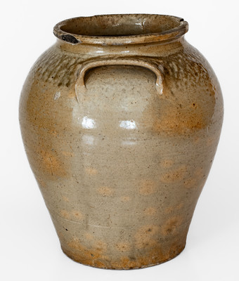 Attrib. Pottersville Stoneware Manufactory, possibly David Drake, Edgefield District, SC Stoneware Jar