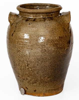 Edgefield District, South Carolina Stoneware Jar w/ Two Slash Marks, probably David Drake