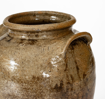 Edgefield District, South Carolina Stoneware Jar w/ Two Slash Marks, probably David Drake