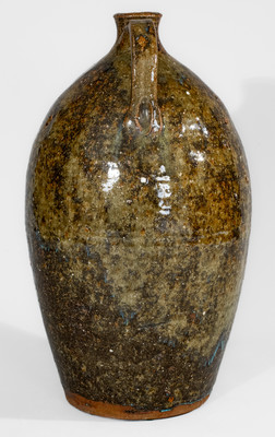 Alkaline-Glazed Stoneware Jug, possibly Upstate South Carolina