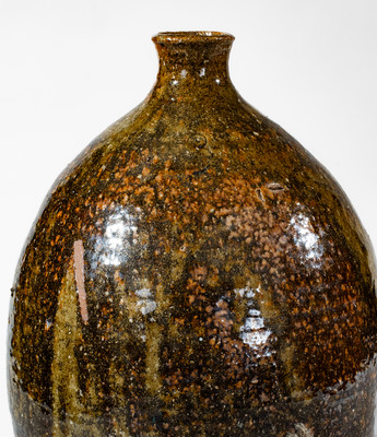 Alkaline-Glazed Stoneware Jug, possibly Upstate South Carolina