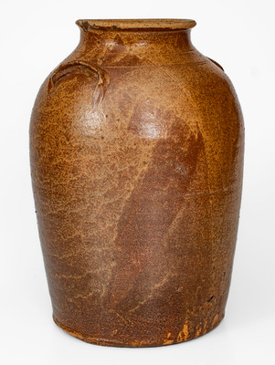 Scarce attrib. George U. Fletcher, Miles Mill, Edgefield District, SC Five-Gallon Stoneware Jar