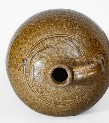 Two-Gallon Catawba Valley, NC Alkaline-Glazed Stoneware Jug, c1850-1880