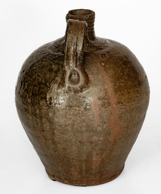 Alkaline-Glazed Lincoln County, North Carolina Stoneware Jug