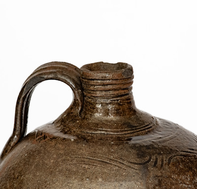 Alkaline-Glazed Lincoln County, North Carolina Stoneware Jug