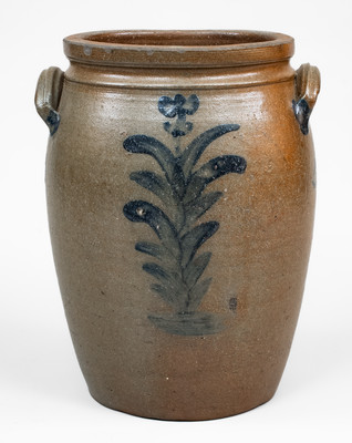 Scarce attrib. Decker Pottery, Washington County, Tennessee Stoneware Jar