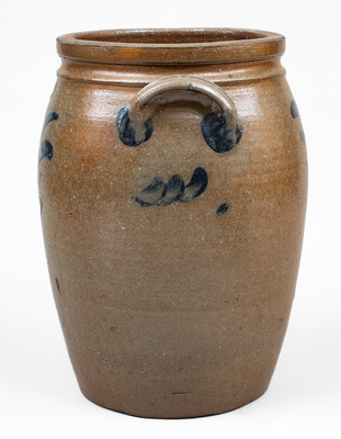 Scarce attrib. Decker Pottery, Washington County, Tennessee Stoneware Jar