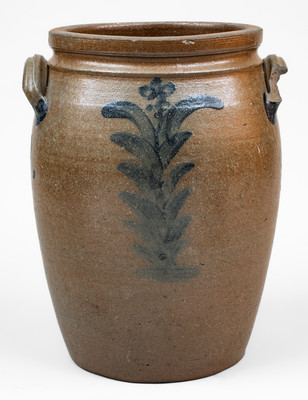 Scarce attrib. Decker Pottery, Washington County, Tennessee Stoneware Jar