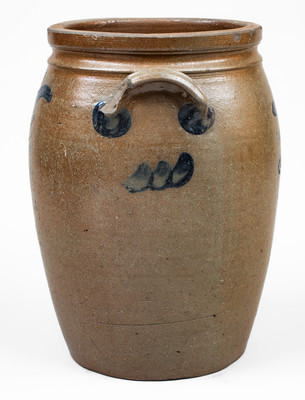 Scarce attrib. Decker Pottery, Washington County, Tennessee Stoneware Jar